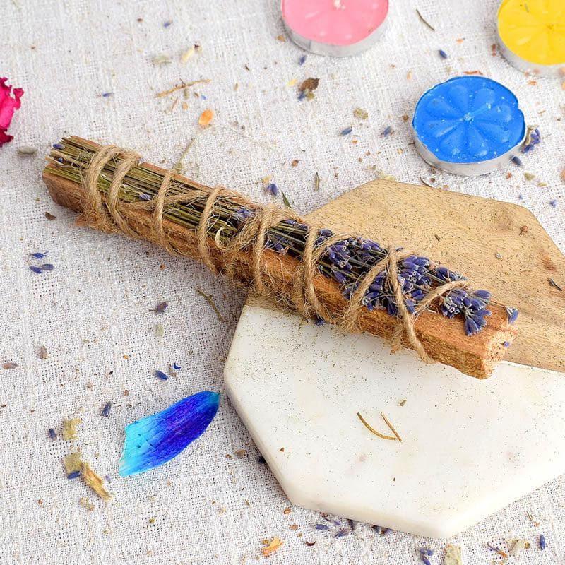 Buy Meditative Wood With Lavender Healing Smudge Wand Smudge Wand from Vaaree