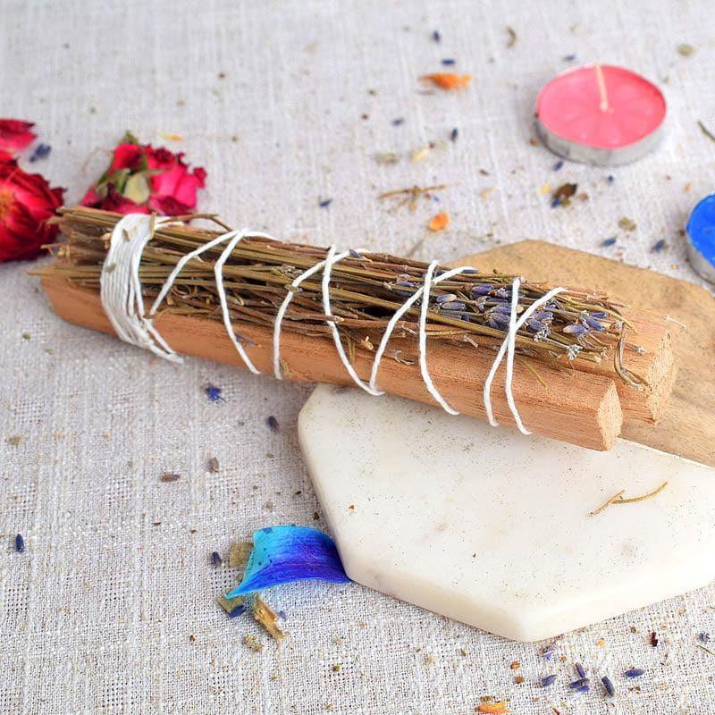 Buy Meditative Wood With Rosemary and Lavender Smudge Wand Smudge Wand from Vaaree