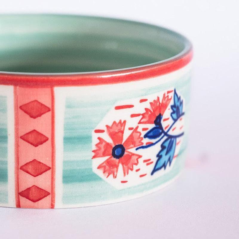 Snack Bowl - Poppies & Play Handpainted Bowl