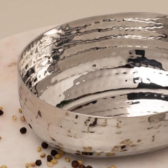 Buy Vintage Charm Hammered Snack Bowl (500 ML) - Set Of Two Snack Bowl from Vaaree