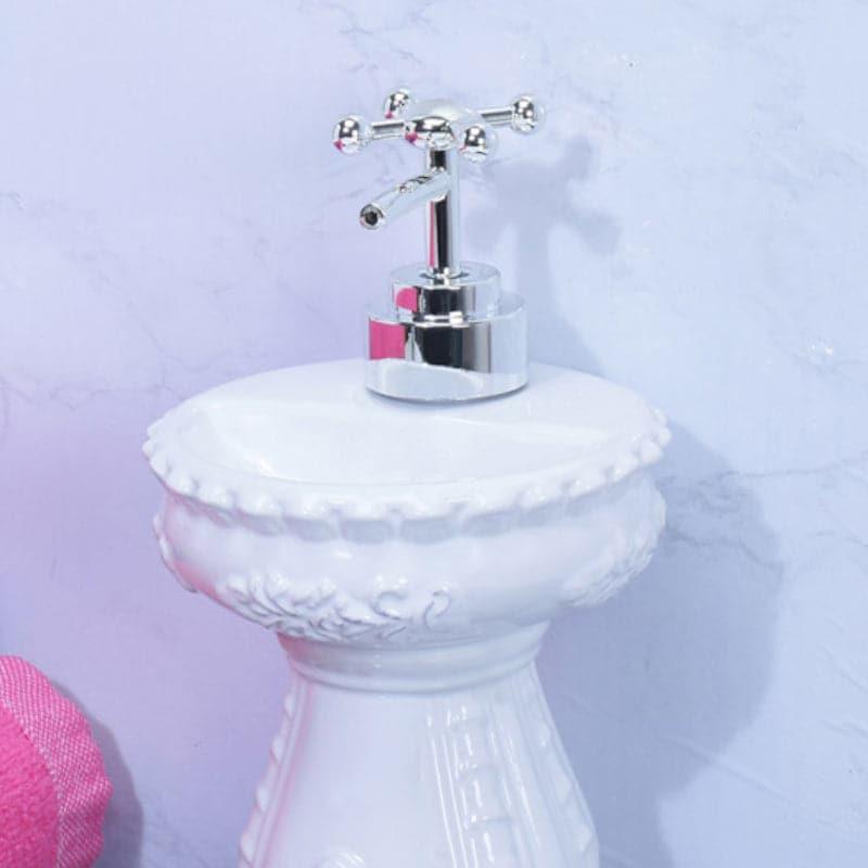 Buy Antique Basin Soap Dispenser - White Soap Dispenser from Vaaree