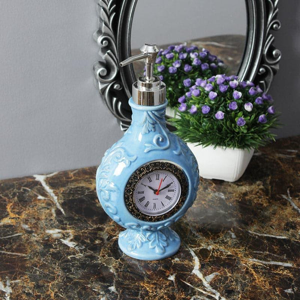 Buy Antique Timer Soap Dispenser - Blue Soap Dispenser from Vaaree