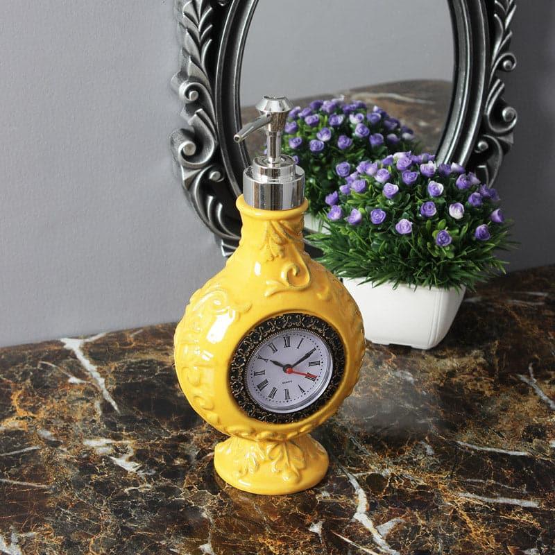 Buy Antique Timer Soap Dispenser - Yellow Soap Dispenser from Vaaree