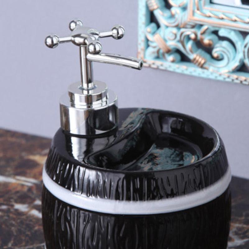 Buy Barrel Wash Soap Dispenser - Black Soap Dispenser from Vaaree