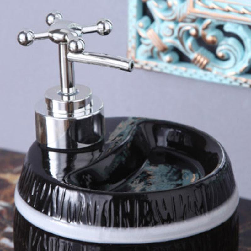 Buy Barrel Wash Soap Dispenser - Black Soap Dispenser from Vaaree