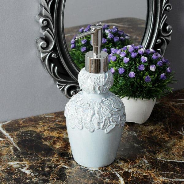 Buy Floral Luxe Soap Dispenser - Blue Soap Dispenser from Vaaree