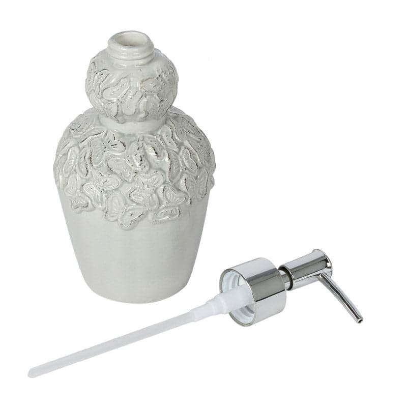 Buy Floral Luxe Soap Dispenser - Ivory Soap Dispenser from Vaaree