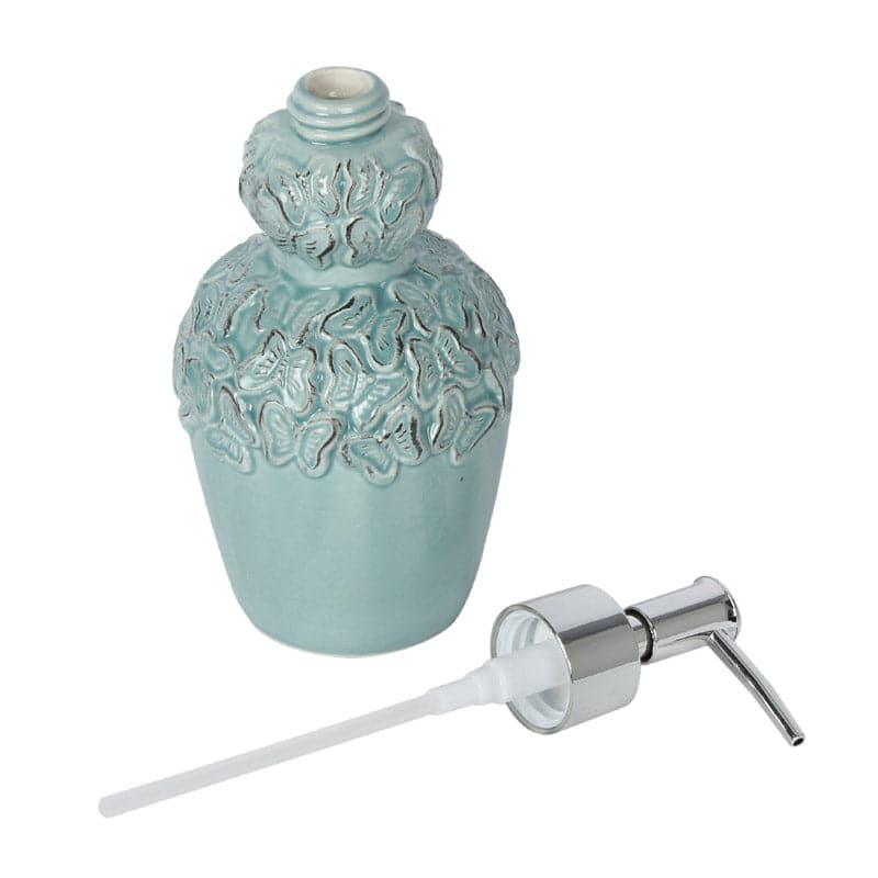 Buy Floral Luxe Soap Dispenser - Turquoise Soap Dispenser from Vaaree