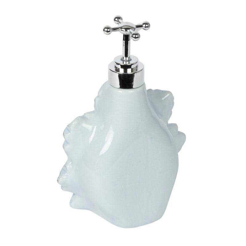 Buy Maple Leaf Basin Soap Dispenser - Blue Soap Dispenser from Vaaree