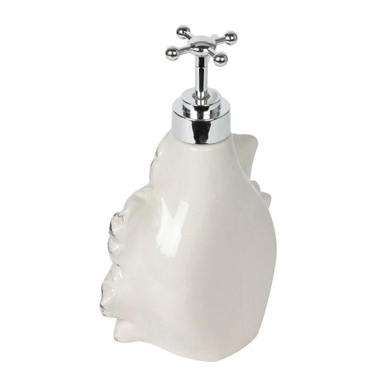 Buy Maple Leaf Basin Soap Dispenser - Ivory Soap Dispenser from Vaaree