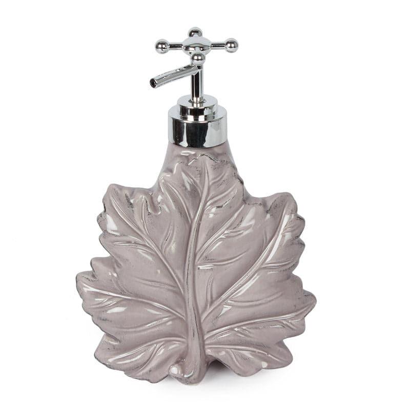 Buy Maple Leaf Basin Soap Dispenser - Pink Soap Dispenser from Vaaree