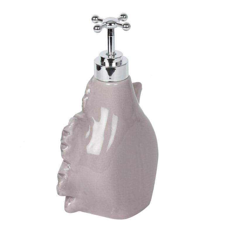 Buy Maple Leaf Basin Soap Dispenser - Pink Soap Dispenser from Vaaree