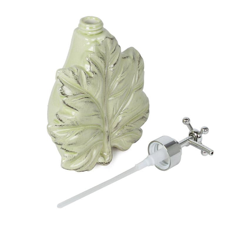 Buy Maple Leaf Basin Soap Dispenser - Yellow Soap Dispenser from Vaaree