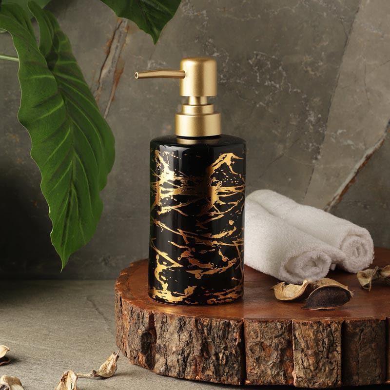 Buy Marble Scatter Soap Dispenser - Black Soap Dispenser from Vaaree