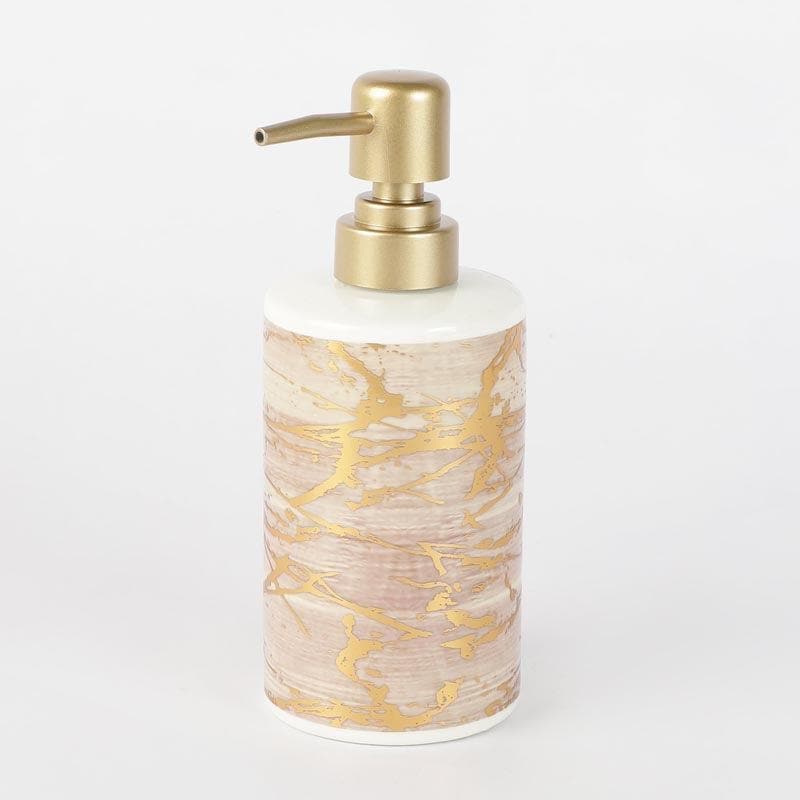 Buy Marble Scatter Soap Dispenser - Chestnut Soap Dispenser from Vaaree