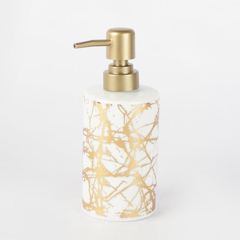 Buy Marble Scatter Soap Dispenser - White Soap Dispenser from Vaaree