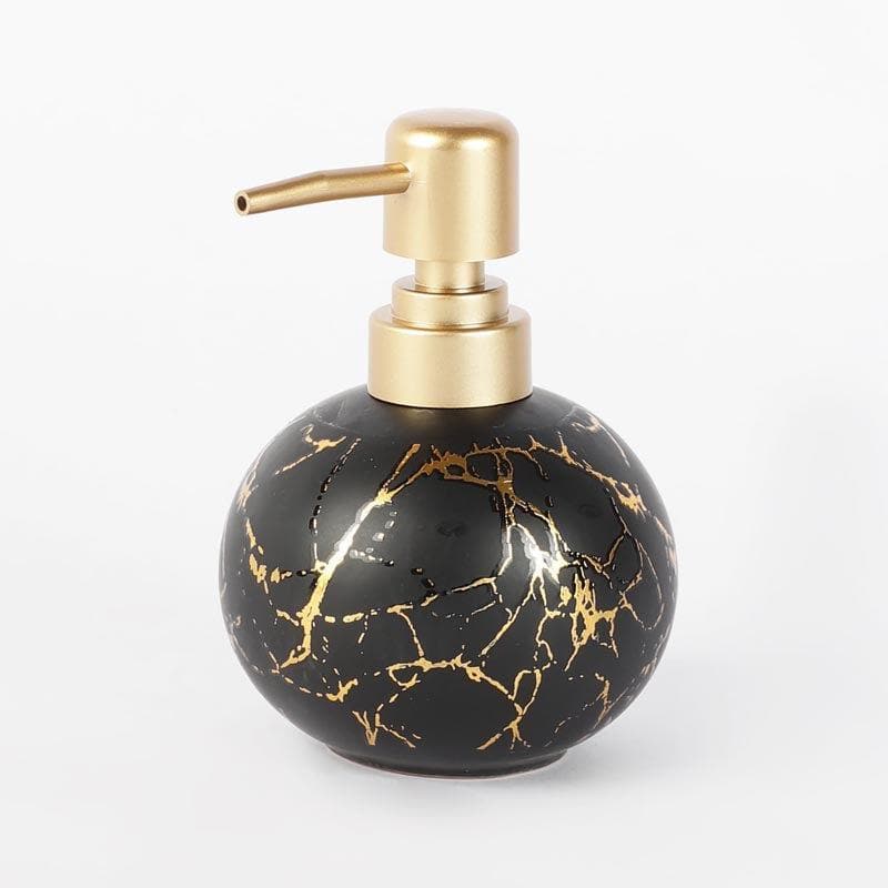 Buy Siroqa Round Soap Dispenser - Black Soap Dispenser from Vaaree