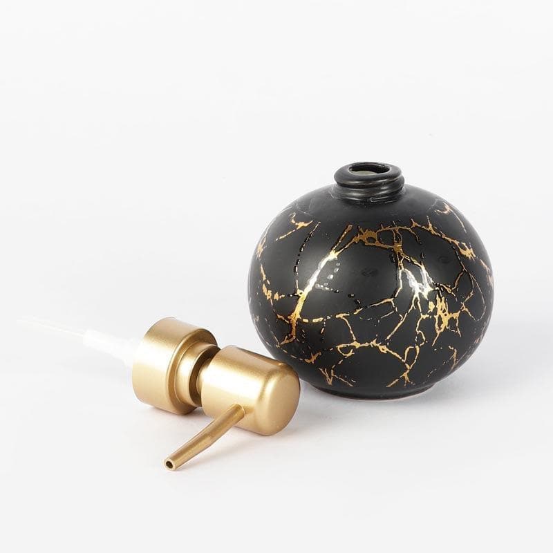 Buy Siroqa Round Soap Dispenser - Black Soap Dispenser from Vaaree