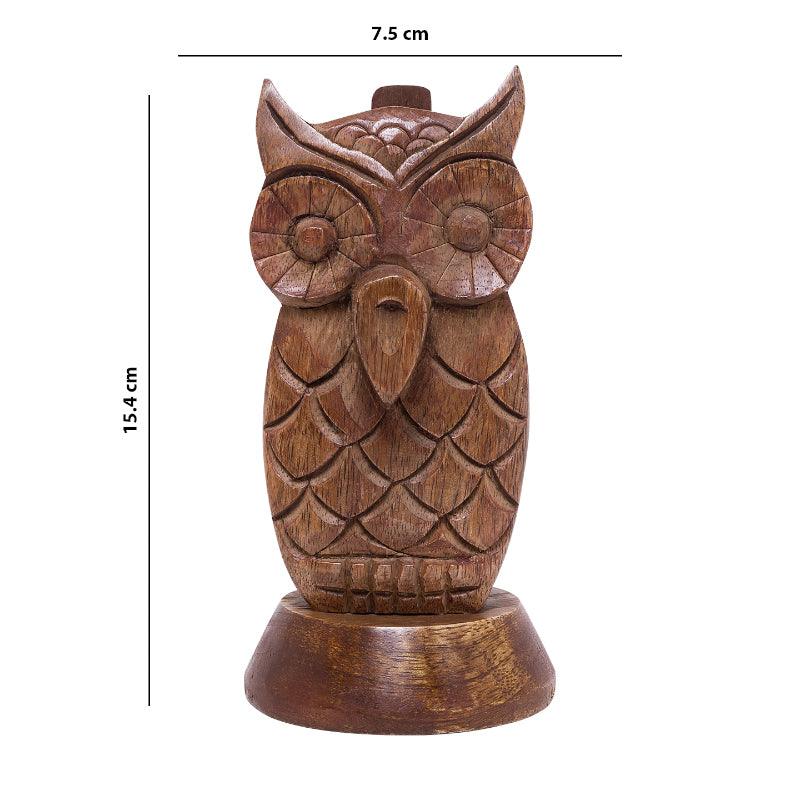 Buy Owl Handcarfted Mate Spectacle Holder Spectacle Holder from Vaaree