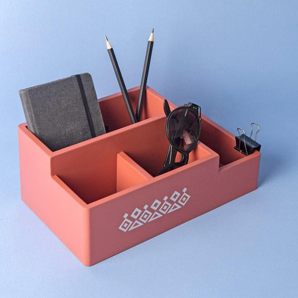 Stationery Holder - Nisa Ethnic Organizer - Pink