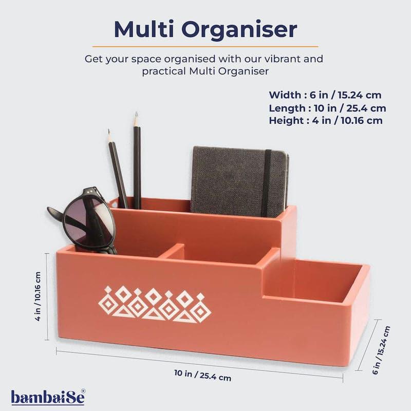 Stationery Holder - Nisa Ethnic Organizer - Pink