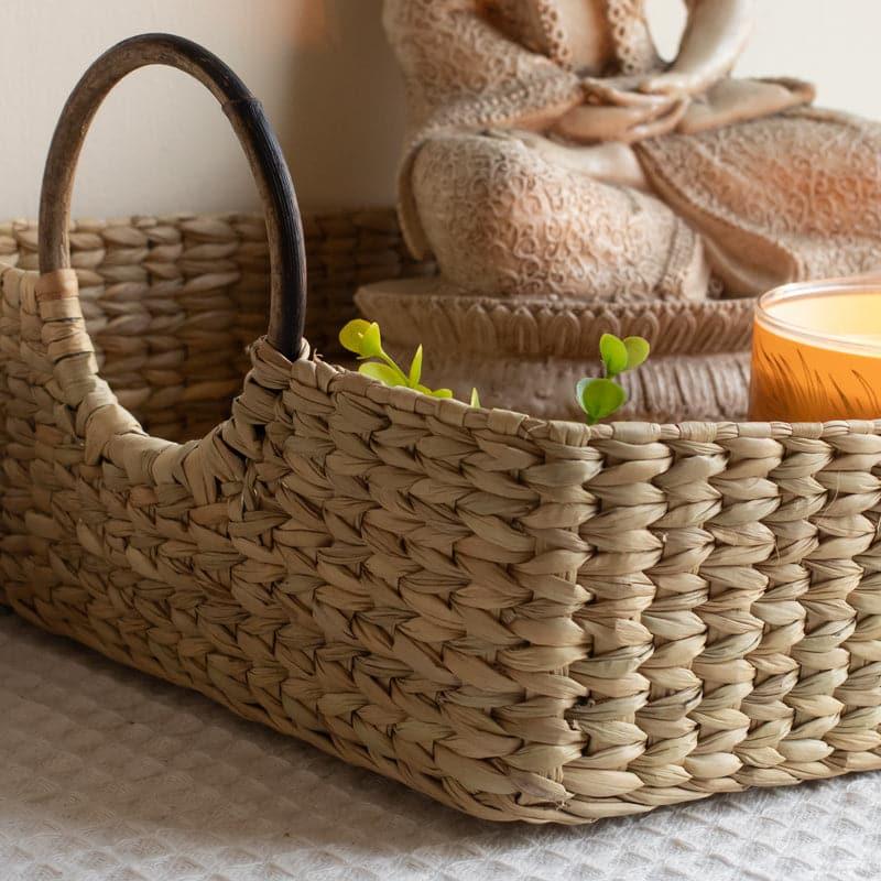 Buy Amba Natural Fiber Basket Storage Basket from Vaaree