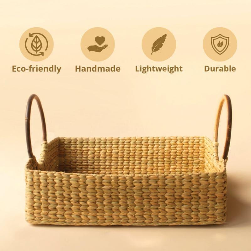 Buy Amba Natural Fiber Basket Storage Basket from Vaaree