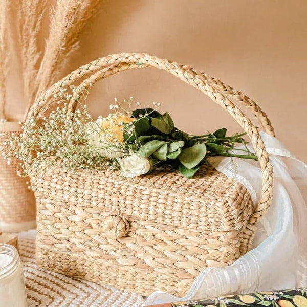 Storage Basket - Hatina Natural Fiber Storage Basket