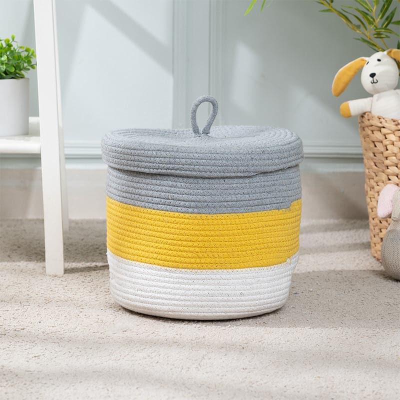 Buy Poe Cotton Basket Storage Basket from Vaaree