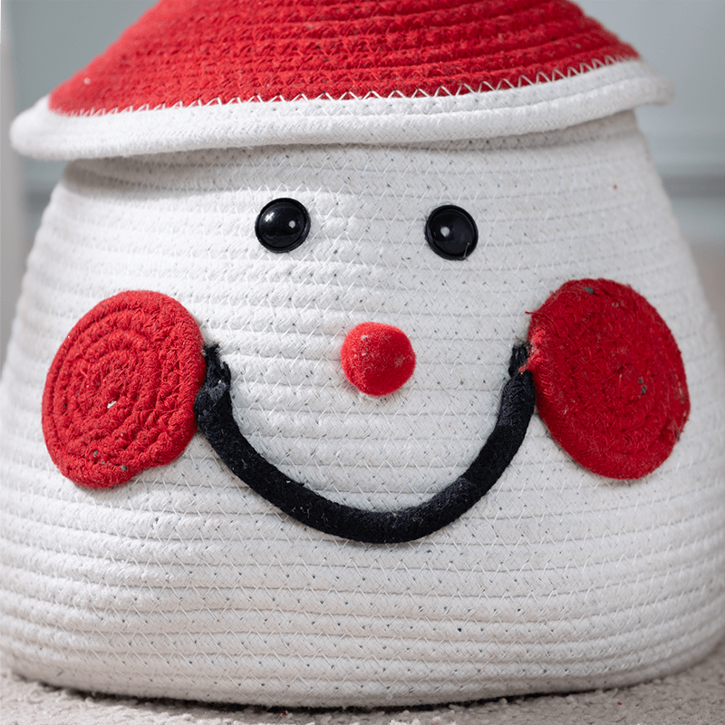 Storage Basket - Snow Smile Kids Cotton Basket