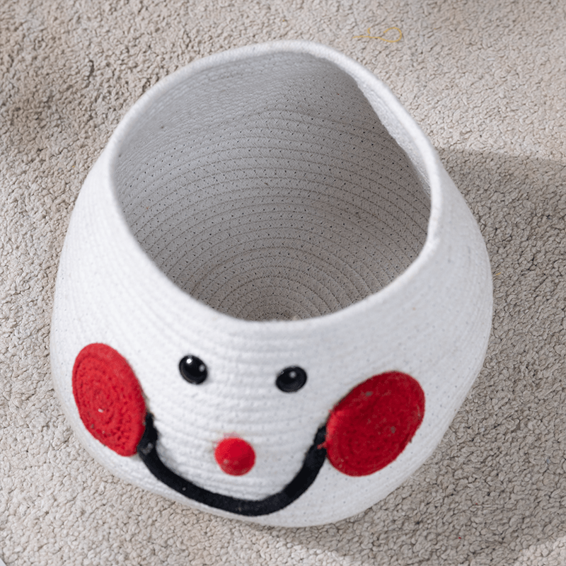 Storage Basket - Snow Smile Kids Cotton Basket