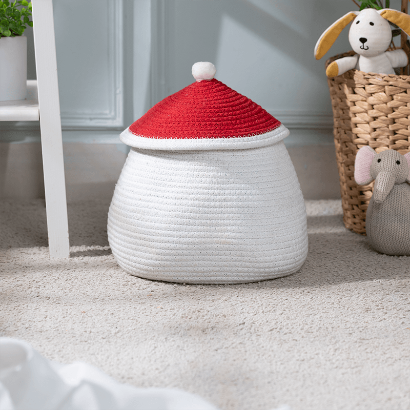 Storage Basket - Snow Smile Kids Cotton Basket