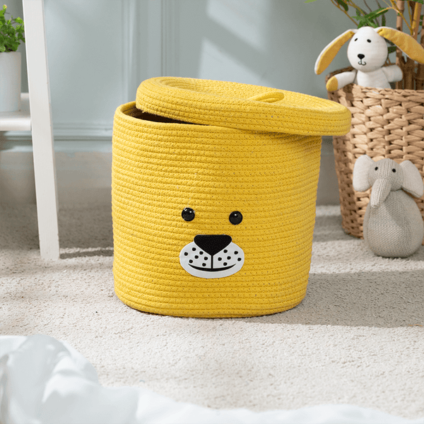 Storage Basket - Teddy Hug Kids Cotton Basket