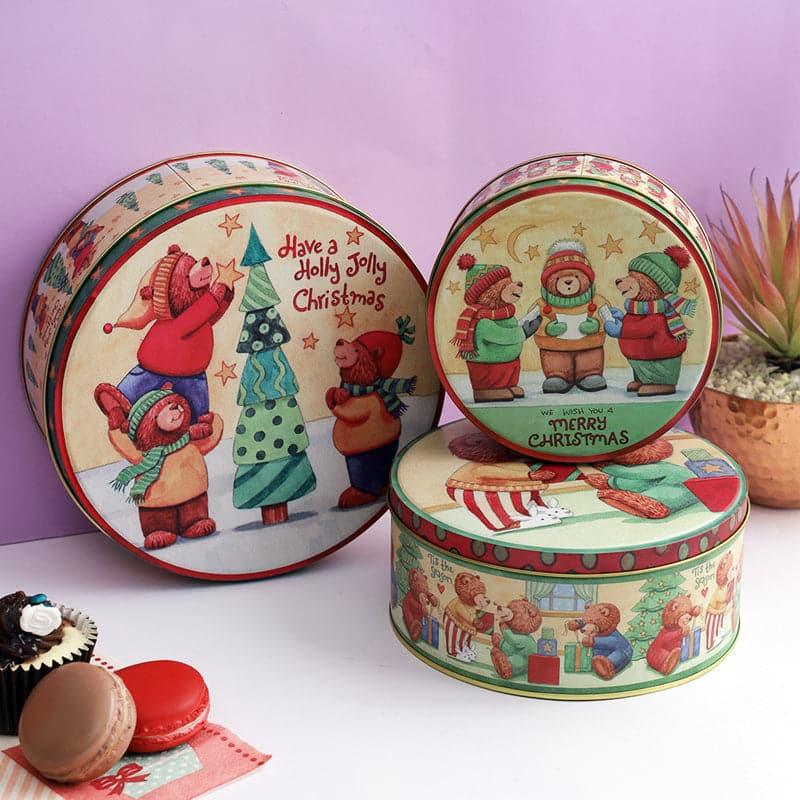 Buy Christmas Treat Storage Container - Set Of Three Storage Box from Vaaree