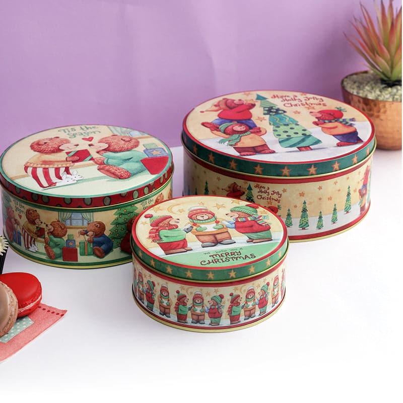 Buy Christmas Treat Storage Container - Set Of Three Storage Box from Vaaree