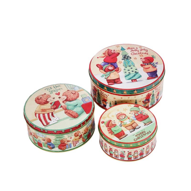 Buy Christmas Treat Storage Container - Set Of Three Storage Box from Vaaree