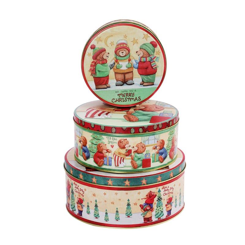 Buy Christmas Treat Storage Container - Set Of Three Storage Box from Vaaree