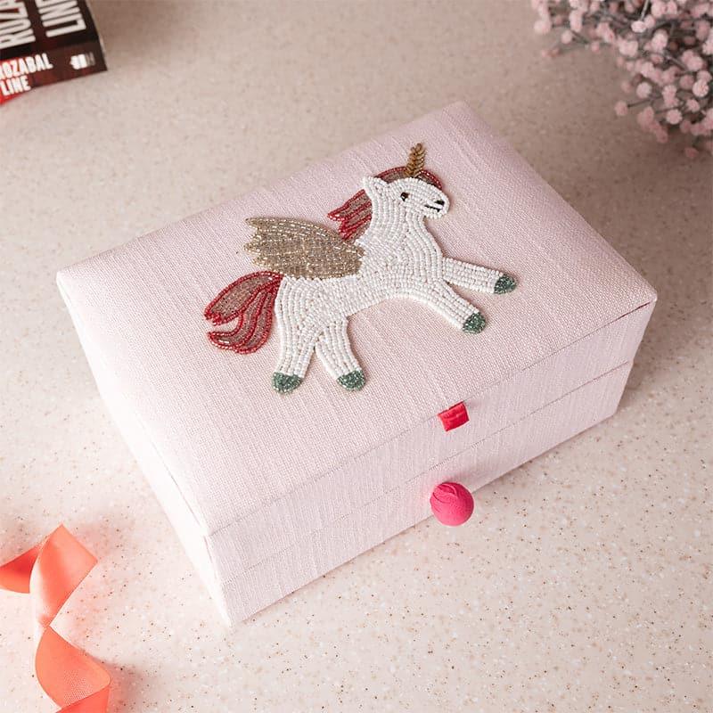 Buy Pony Prance Organiser - Unicorn Collection Storage Box from Vaaree