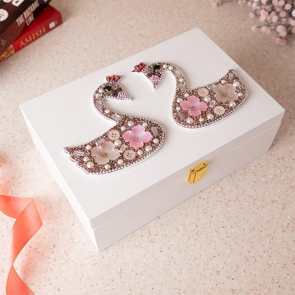 Buy Storage Box - Sweet Swan Shine Organiser - Swan Love Collection at Vaaree online