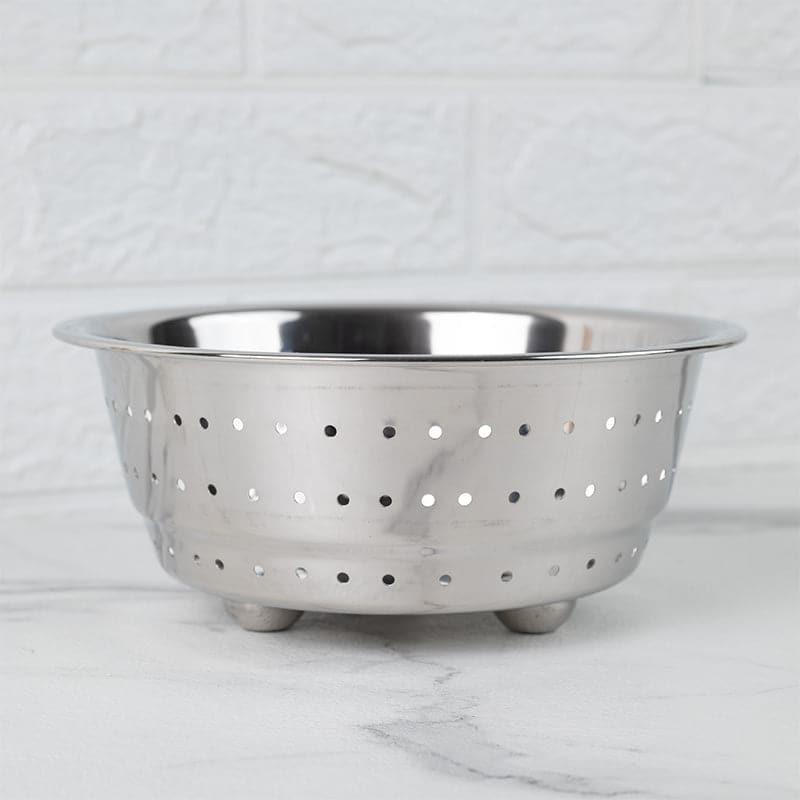 Kitchen Tools & Gadgets - Drizzle Drain Stainless Steel Strainer - 17 CM