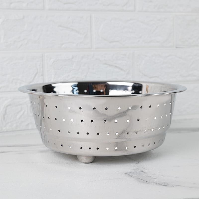 Kitchen Tools & Gadgets - Drizzle Drain Stainless Steel Strainer - 24 CM