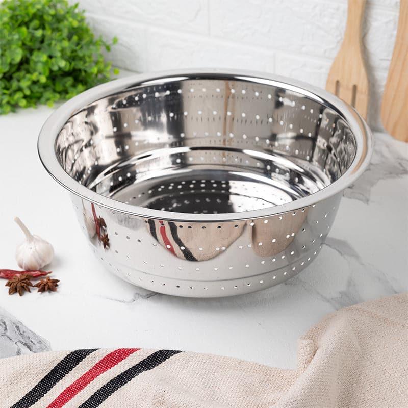 Buy Drizzle Drain Stainless Steel Strainer - 32 CM Kitchen Tools & Gadgets from Vaaree