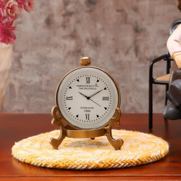 Buy Table Clock - Beatrice Antique Table Clock at Vaaree online