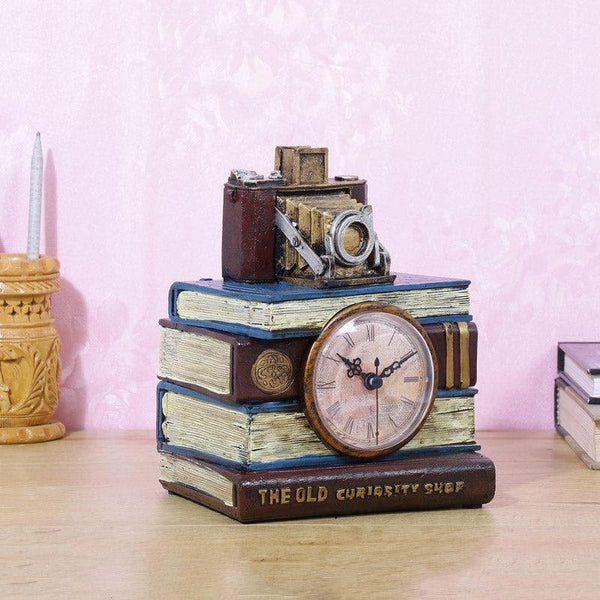 Buy Table Clock - Book Stack Clock at Vaaree online