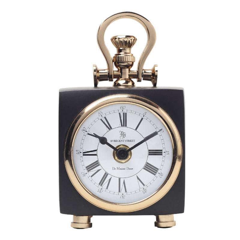 Buy Callo Cube Table Clock - Black Table Clock from Vaaree