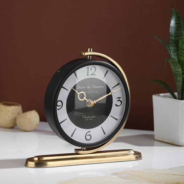 Buy Table Clock - Calypso Table Clock - Gold at Vaaree online