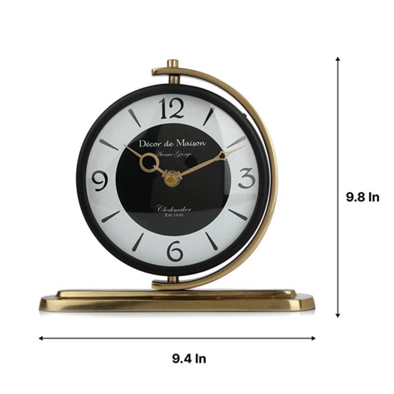 Buy Calypso Table Clock - Gold Table Clock from Vaaree