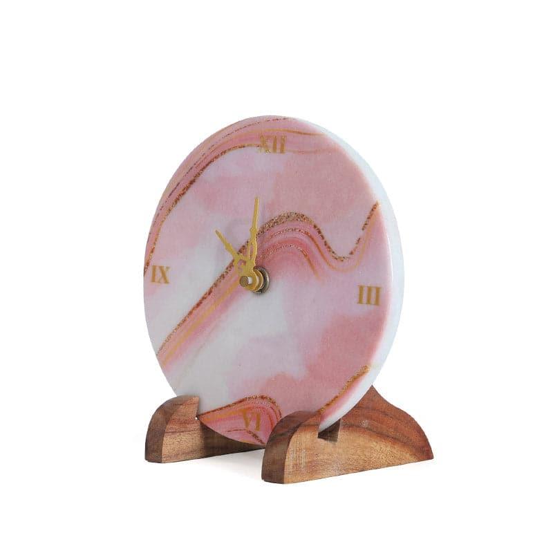 Buy Table Clock - Cherona Marble Table Clock at Vaaree online