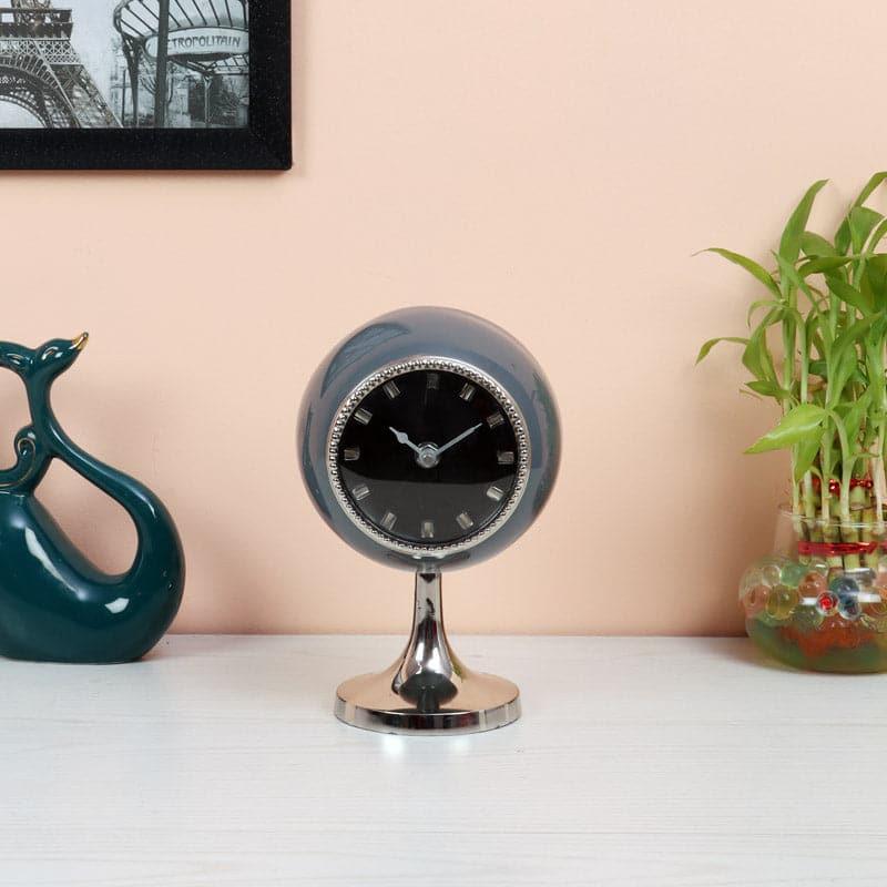 Buy Cornea Charm Table Clock - Gray Table Clock from Vaaree