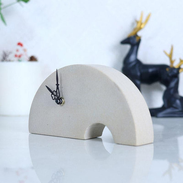 Buy Cresent Cessa Table Clock Table Clock from Vaaree